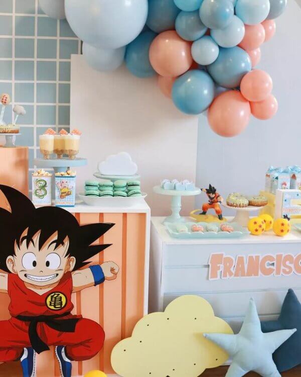 decoração festa infantil dragon ball