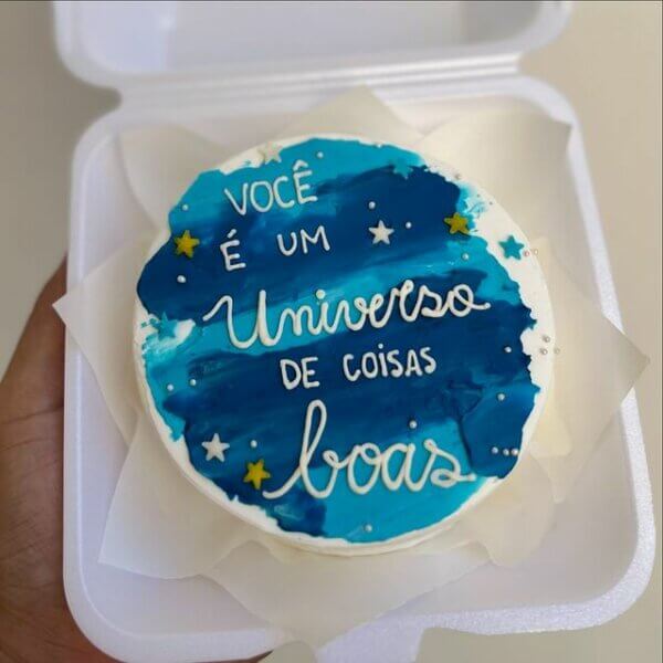 bolo bentô frase para bolo de aniversário