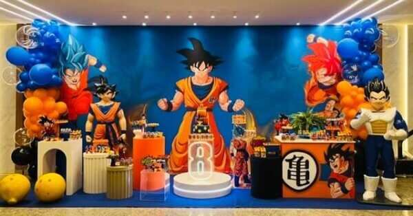 ideia pra festa infantil dragon ball