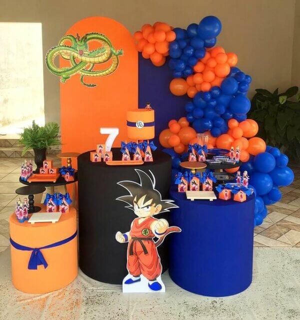 paleta festa infantil tema dragon ball