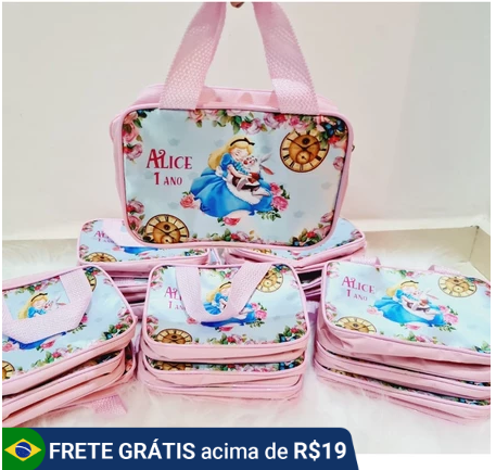 lembrancinha alice no país das maravilhas