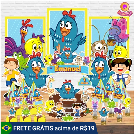 temas festa infantil galinha pintadinha