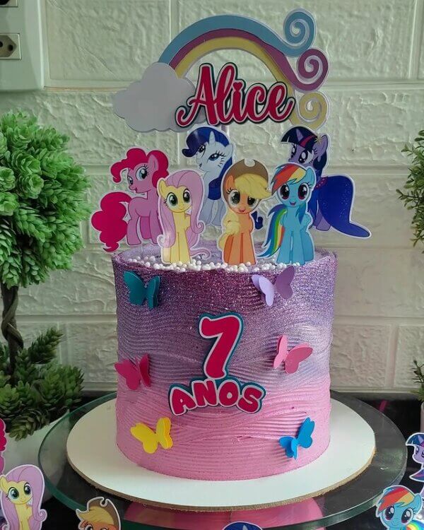 ideia de bolo my little pony