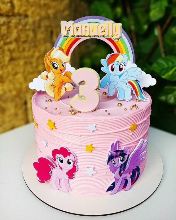 ideia de bolo my little pony