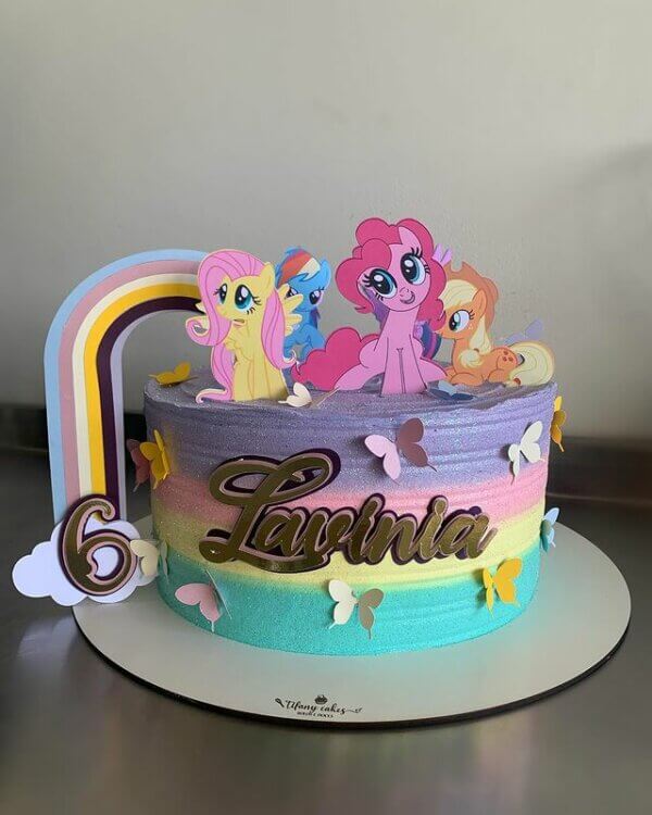 ideia para bolo my little pony