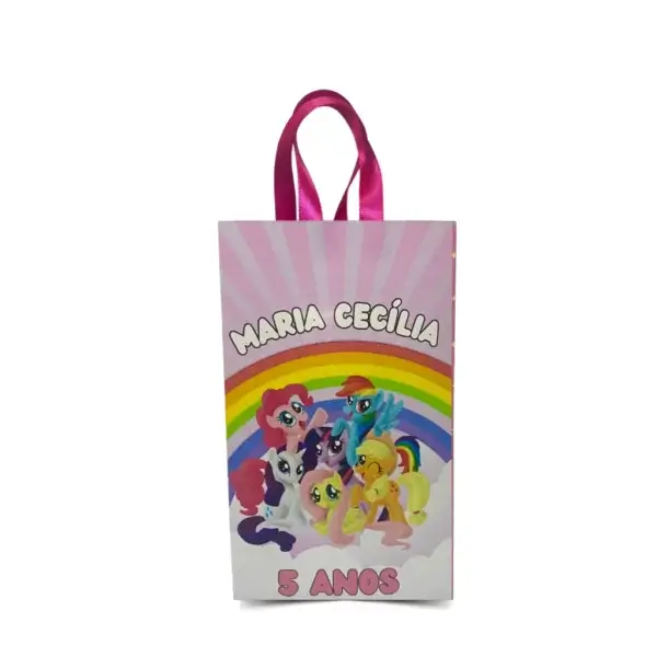 sacola para festa infantil my little pony