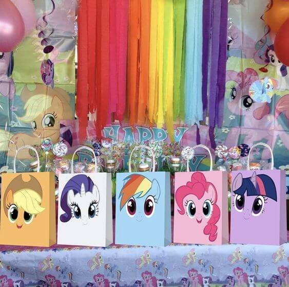 sacola para lembrancinha my little pony