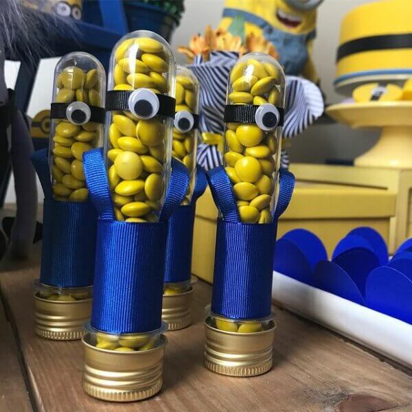 ideia lembrancinha dos minions