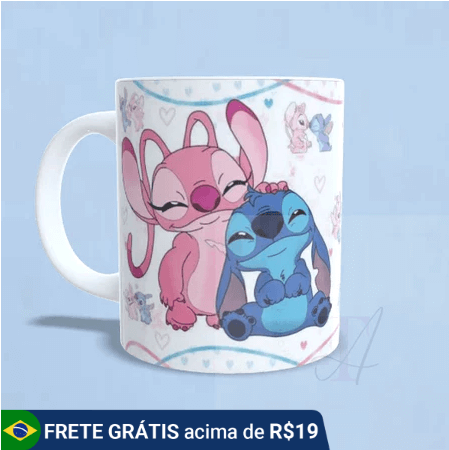 caneca do stitch festa infantil