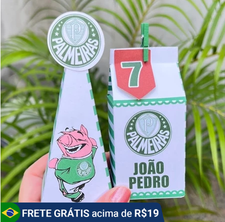 lembrancinha do palmeiras festa infantil