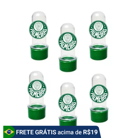 tubete para lembrancinha do palmeiras