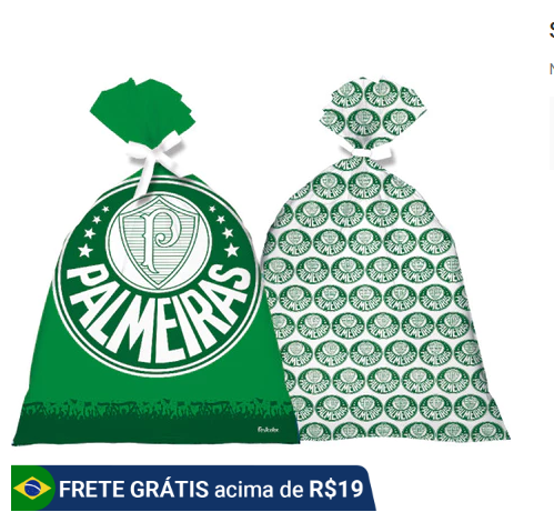 sacola lembrancinha do palmeiras