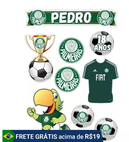 topo de bolo do palmeiras