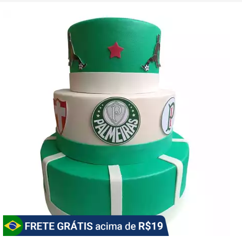 bolo fake do palmeiras