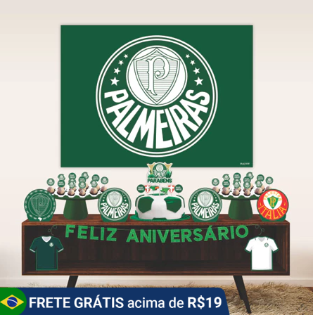 kit decoração do palmeiras