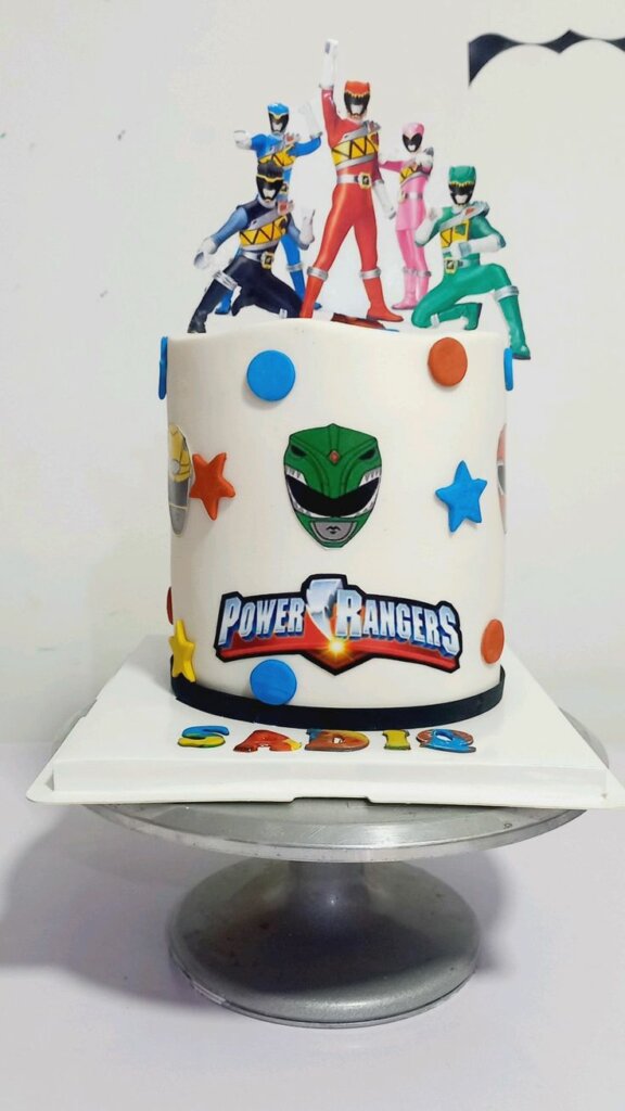 ideia para bolo power rangers