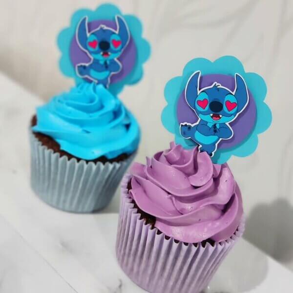 cupcake festa infantil stitch