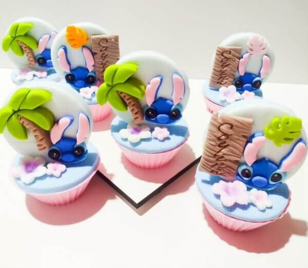 ideia cupcake stitch tropical