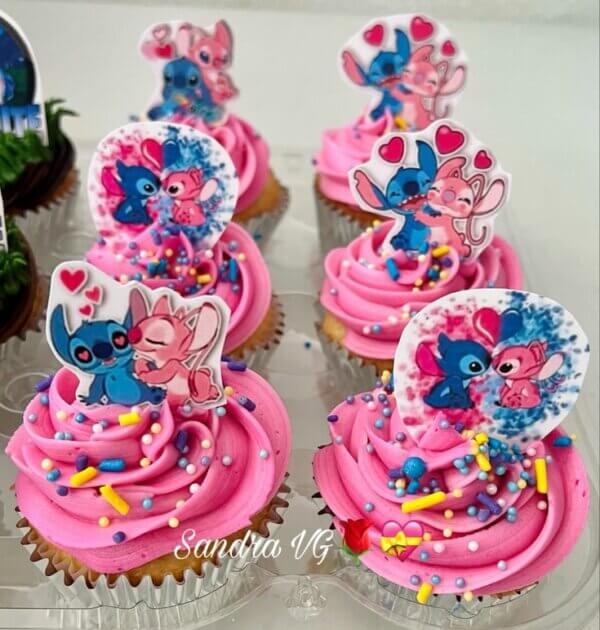 ideia de cupcake stitch rosa