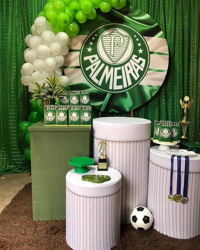 Decoração do Palmeiras: ideias para festa infantil, bolo e mais