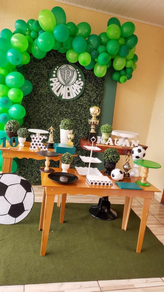 festa infantil decoração do palmeiras