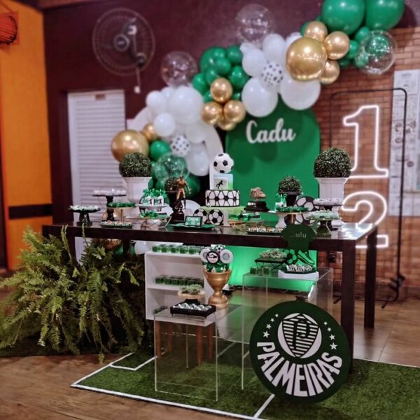 festa infantil decoração do palmeiras