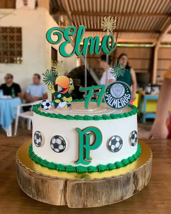 bolo tema palmeiras