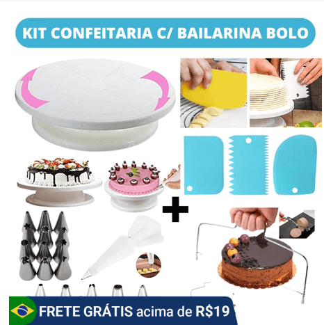 kit confeiteiro bolo