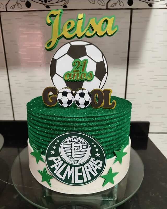 Bolo do Palmeiras: +50 ideias, dicas e mais - Bolo Guaraná