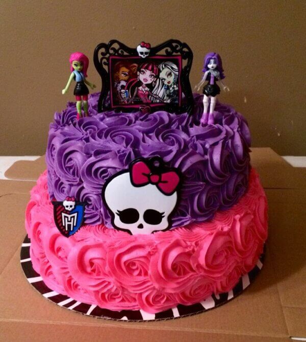 ideia bolo monster high