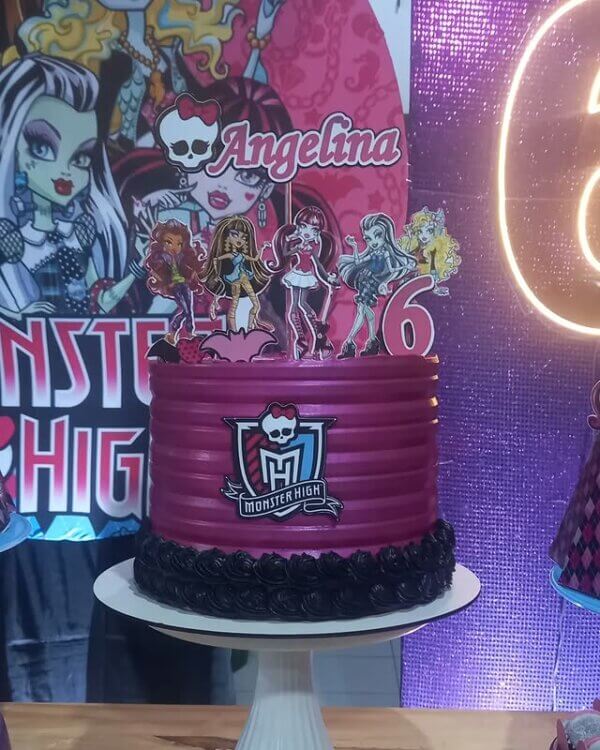 bolo monster high festa infantil