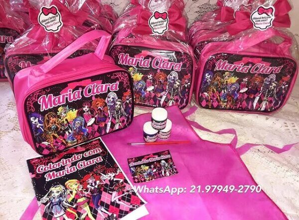 festa infantil monster high lembrancinha