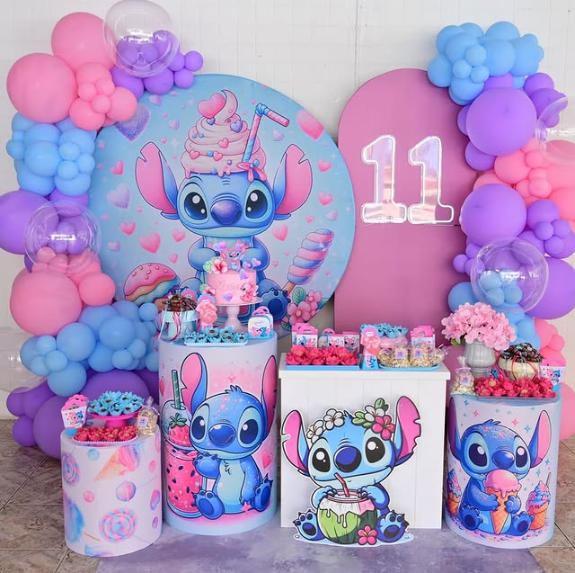 +130 ideias de Decoração do Stitch para festa infantil