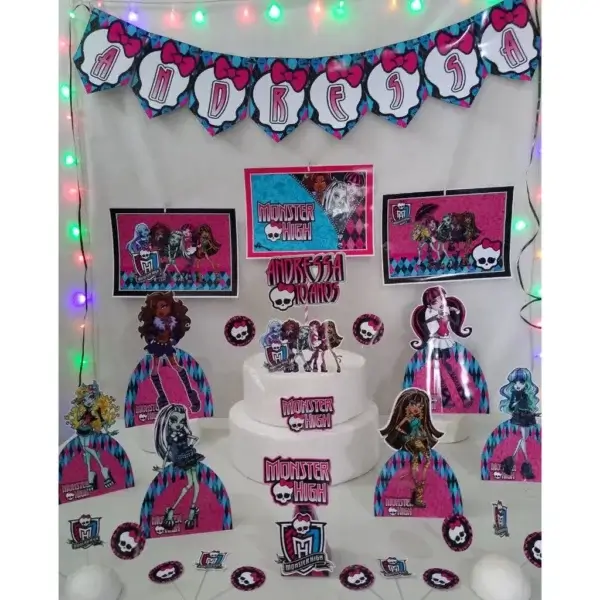 festa infantil tema monster high