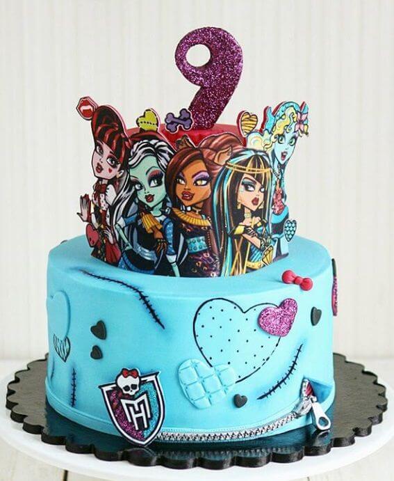 ideia para bolo monster high