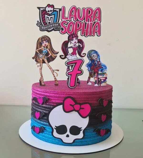 cores bolo monster high