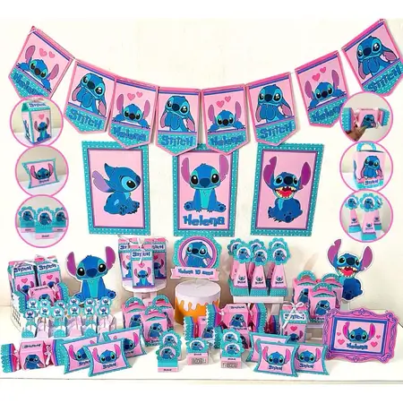 decoração para festa infantil stitch