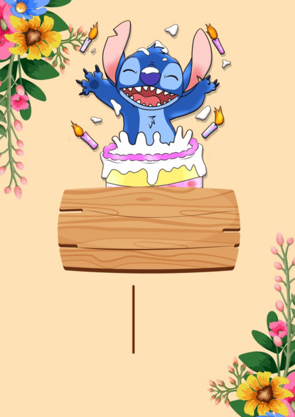 ideia de convite stitch festa infantil