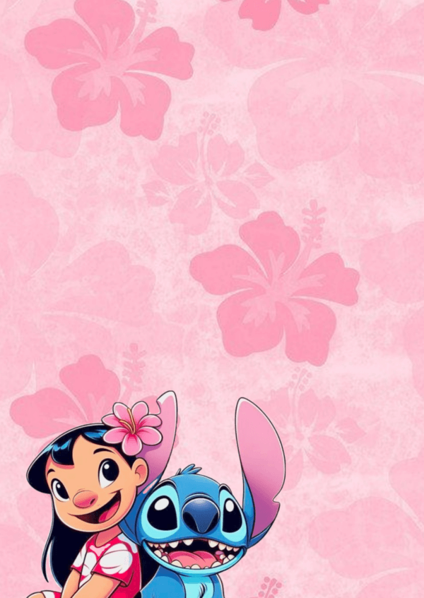convite stitch e lilo