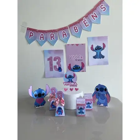 kit para decoração do stitch 