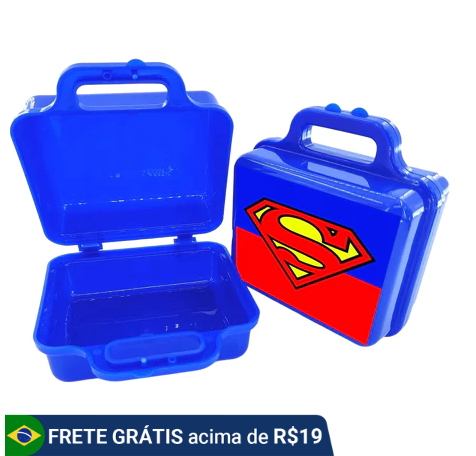 maleta lembrancinha super homem