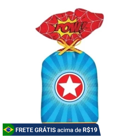 saquinho lembrancinha super homem
