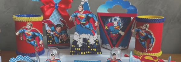 Lembrancinha Super Homem: Ideias Incríveis para uma Festa de Herói