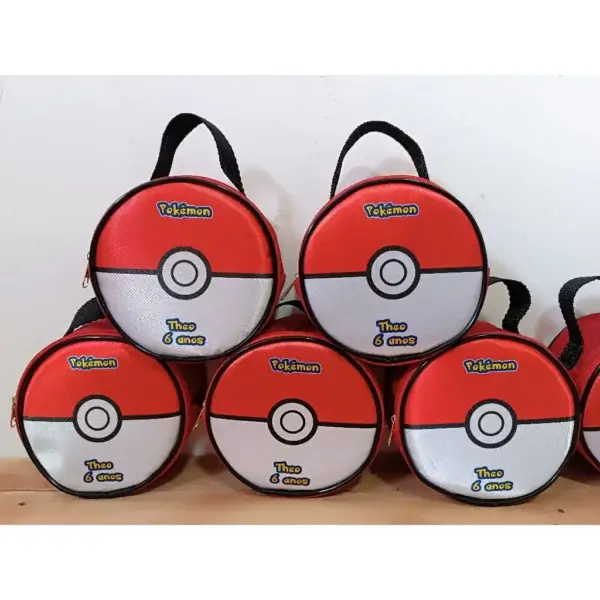 bolsa pokebola lembrancinha pokemon