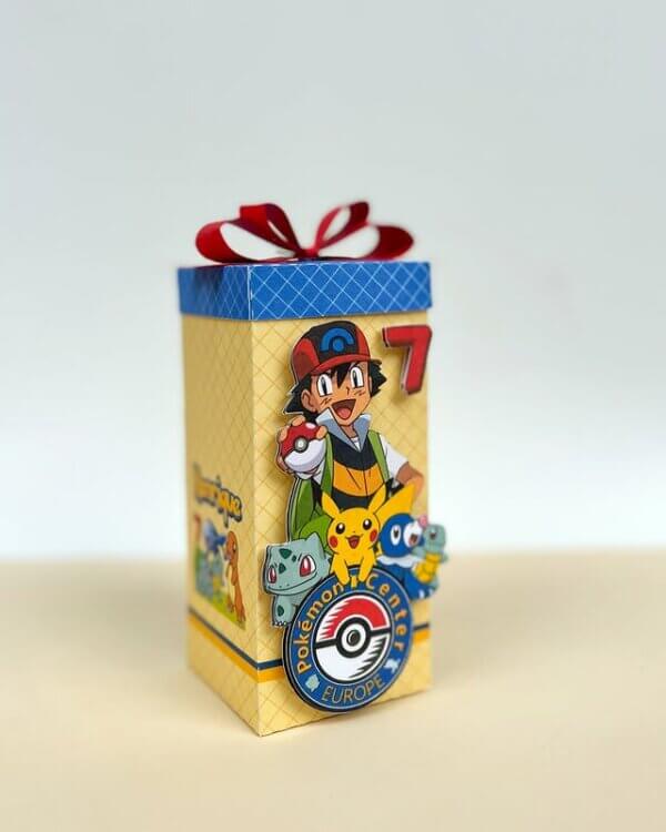 caixa lembrancinha pokemon