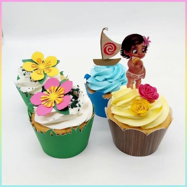 ideia de cupcake moana