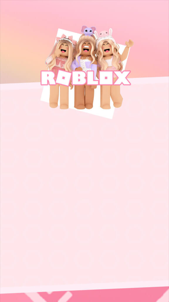 ideia de convite roblox rosa