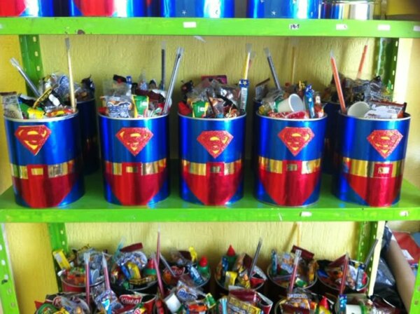 doces para lembrancinha super homem