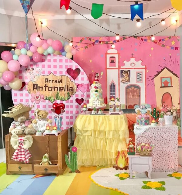 festa junina infantil menina