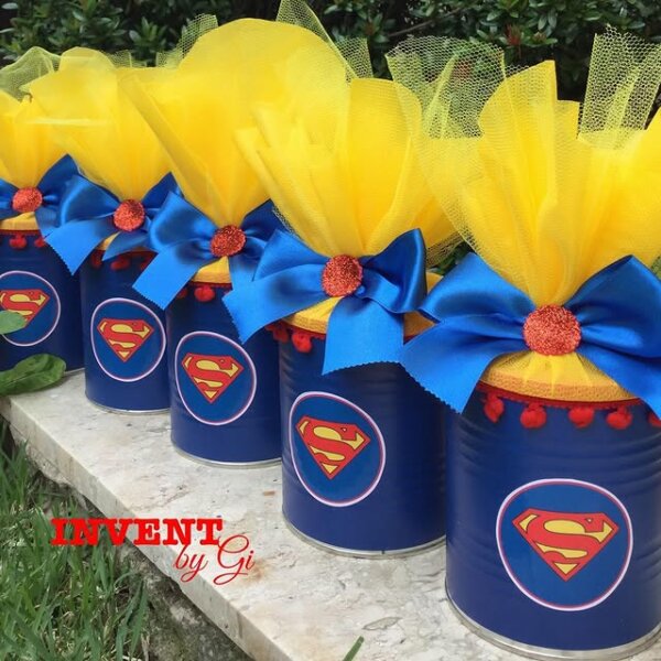 ideia para lembrancinha super homem